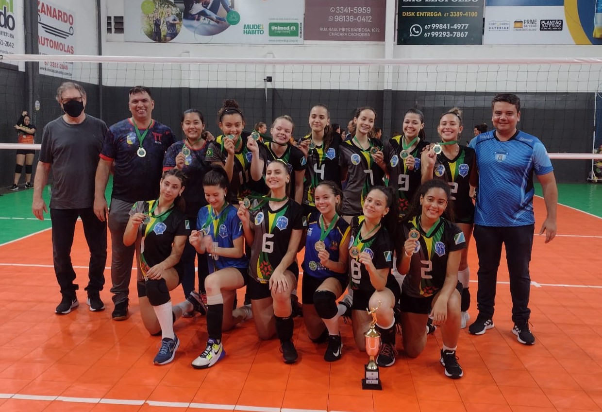 Definidos os campeões estaduais do Voleibol de Base de MS