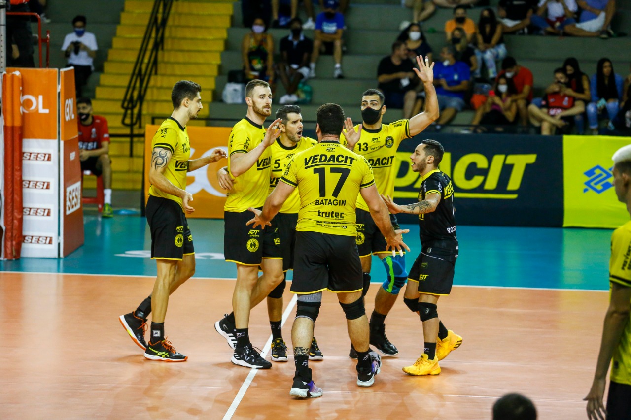 Vedacit Vôlei Guarulhos estreia bem na Copa Brasil e enfrentará o Minas na semifinal