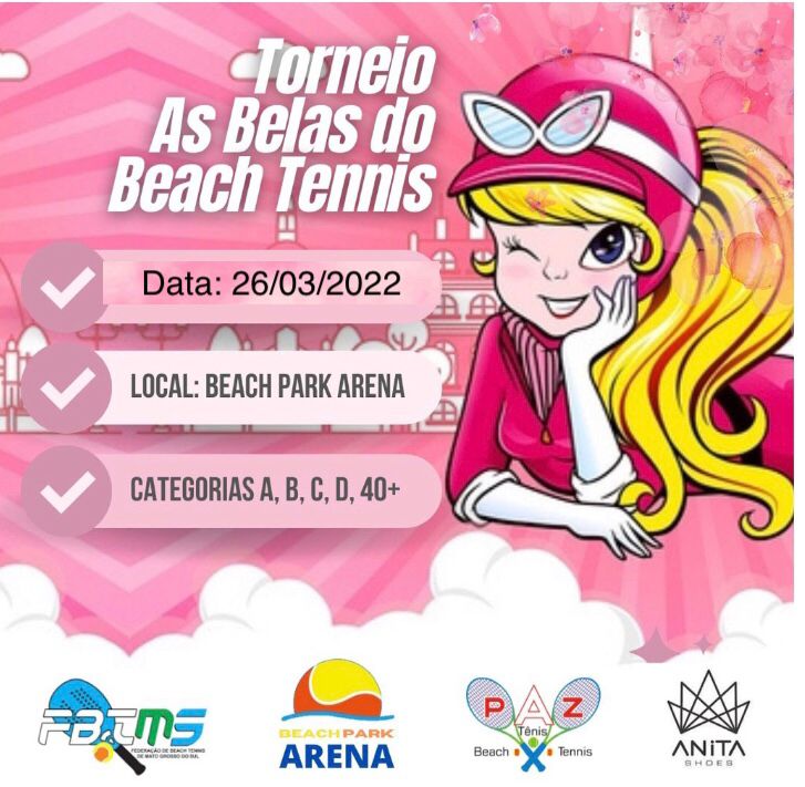 Federação de Beach Tennis faz torneio em homenagem as mulheres