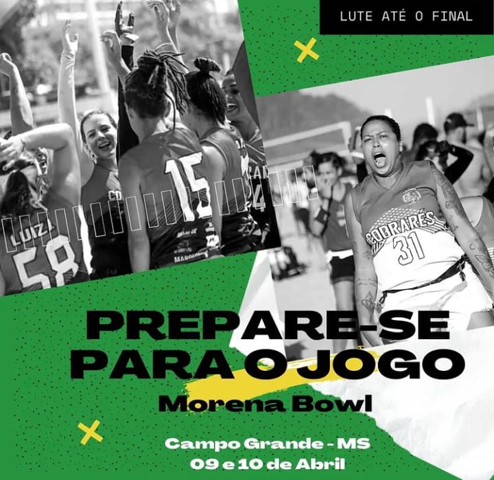 Primeira etapa da Copa do Brasil de Flag Football será realizada em Campo Grande 
