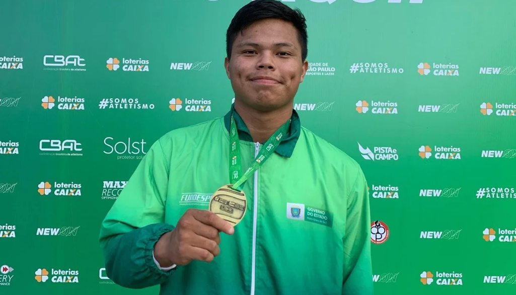 Yuri Benites é bronze no Campeonato Brasileiro Sub-20 de Atletismo