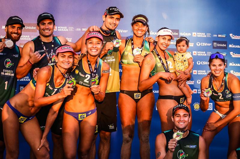 Brasil é campeão do Circuito Sul-Americano de vôlei de praia 21/22