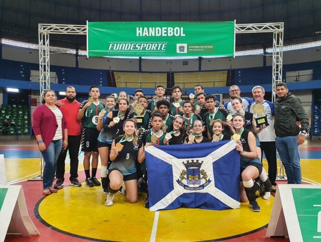 Handebol e voleibol de Aquidauana são campeões dos Jogos Escolares