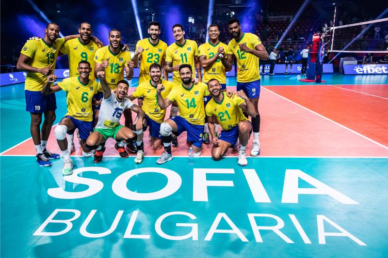 Seleção masculina supera a Sérvia por 3 sets a 0 pela Liga das Nações
