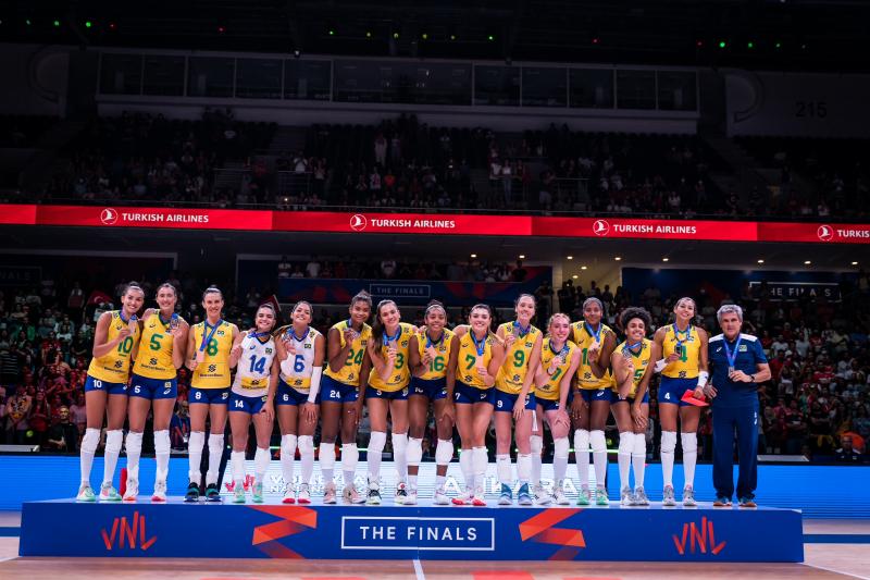 Seleção Brasileira feminina é vice-campeã da Liga das Nações