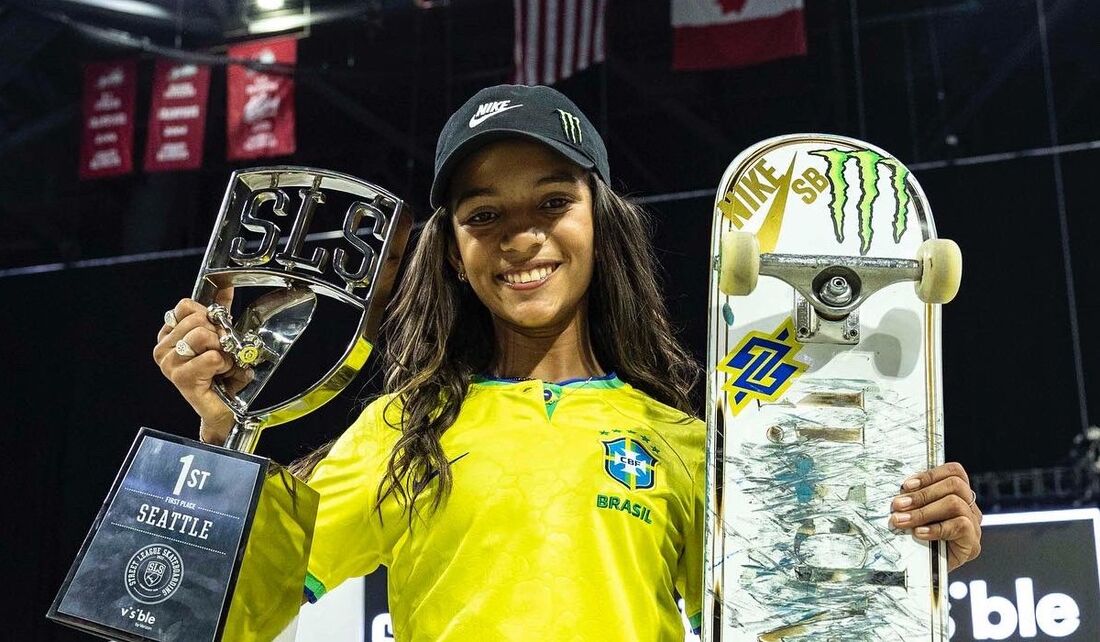 Rayssa Leal conquista etapa de Seatle da Liga Mundial de street