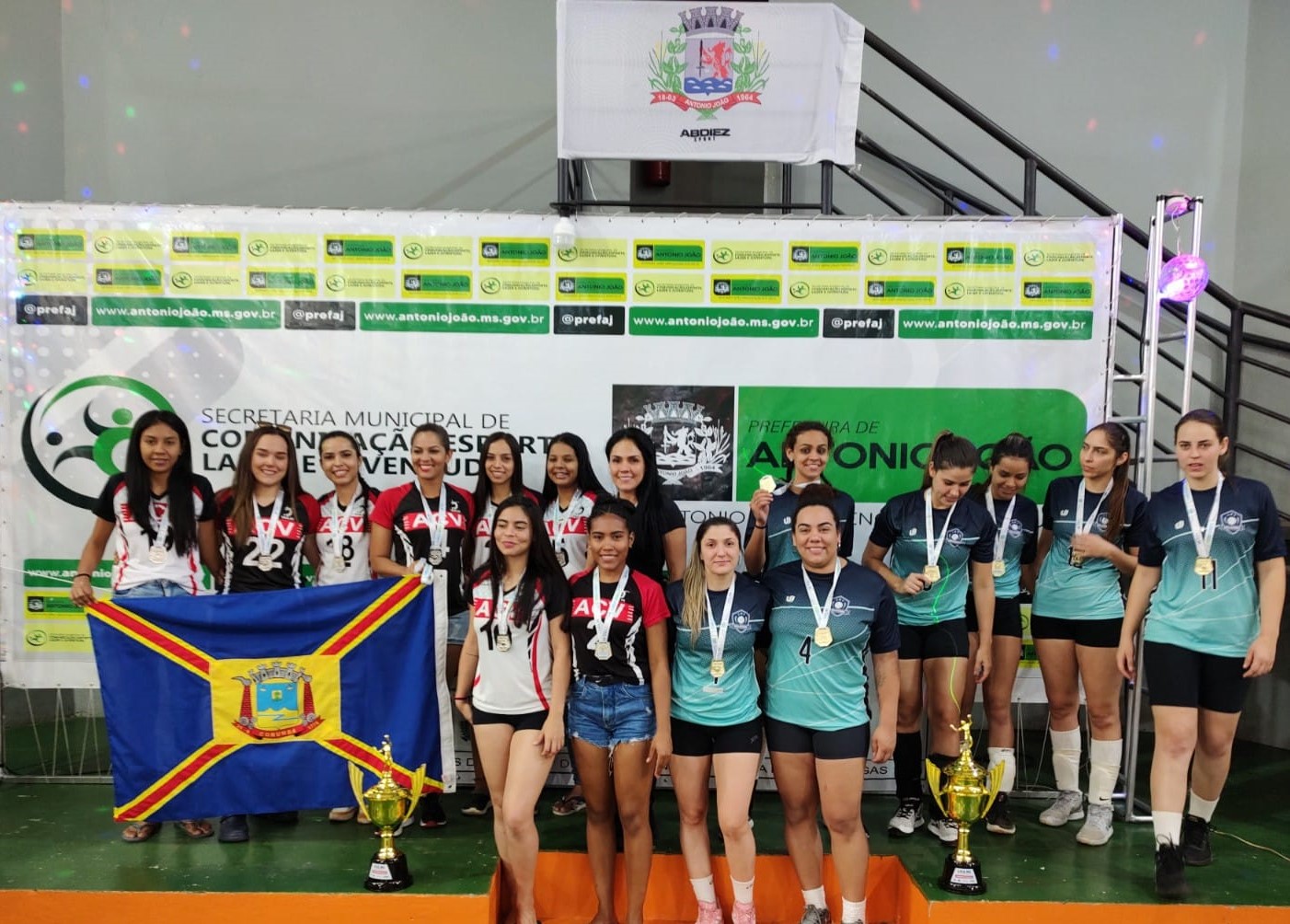 Ponta Porã e Bonito são campeões da Liga MS de Voleibol