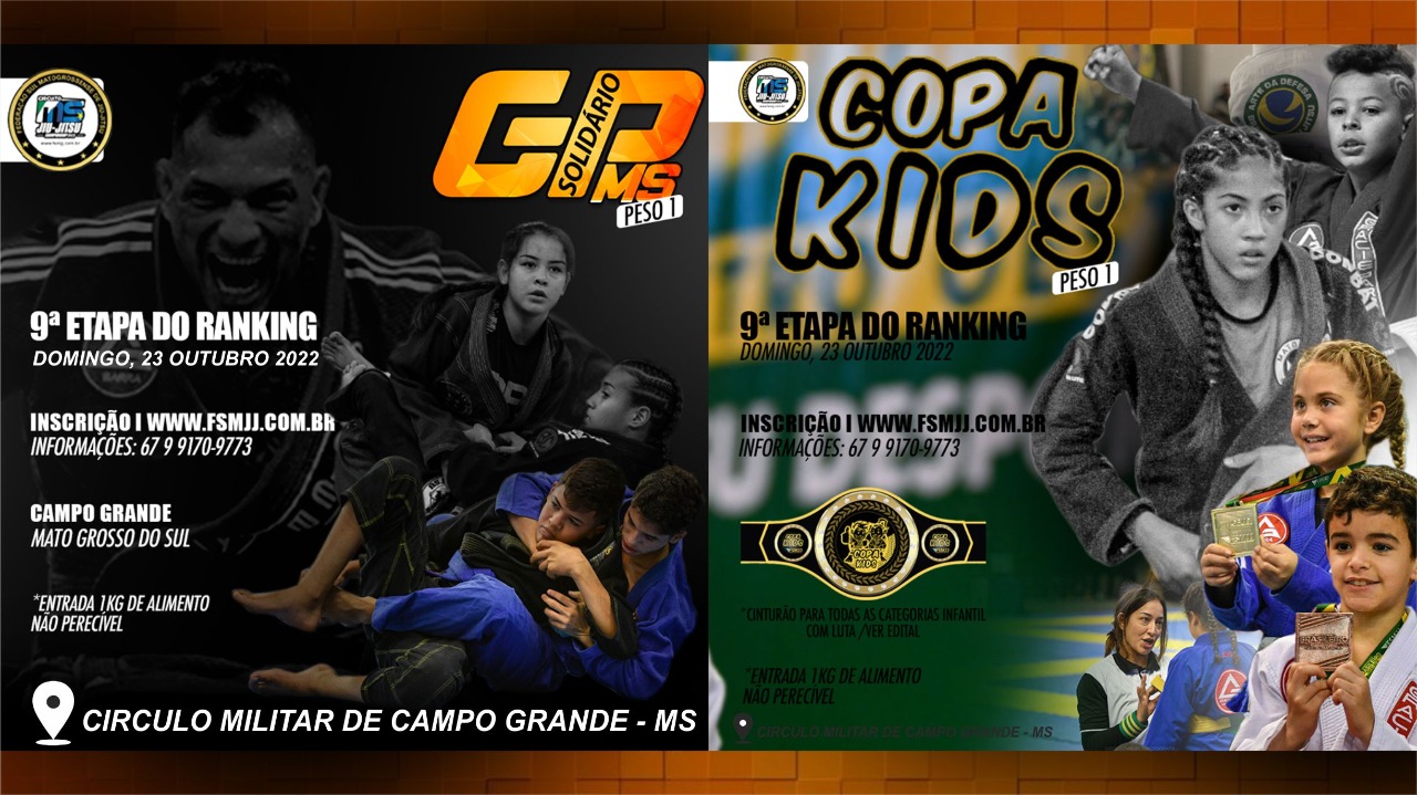 Círculo Militar de Campo Grande recebe competição de Jiu-Jitsu