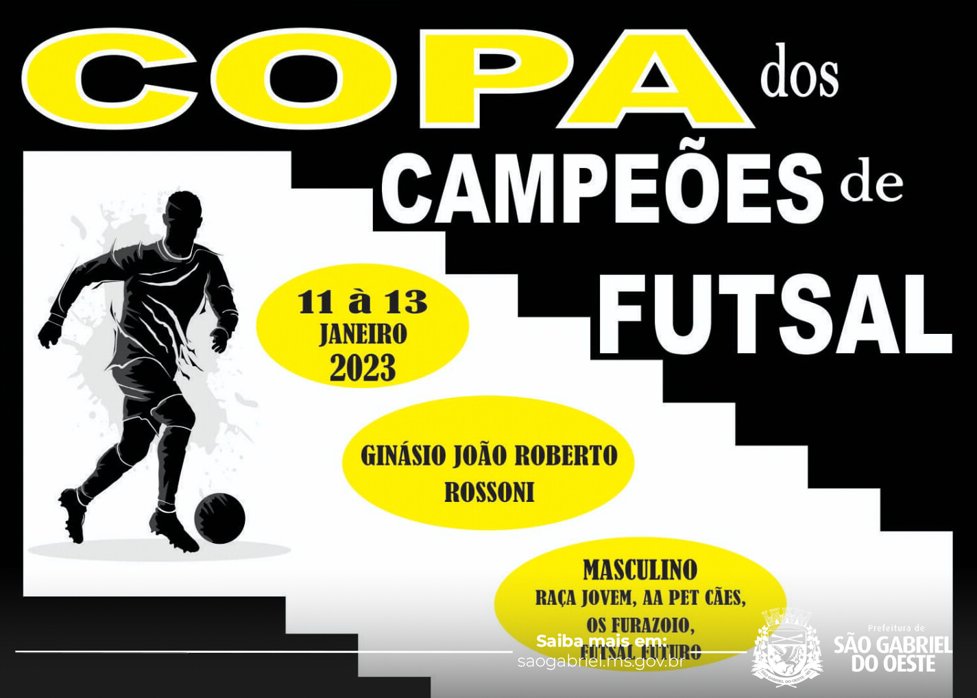 Copa dos Campeões de Futsal começou em São Gabriel do Oeste