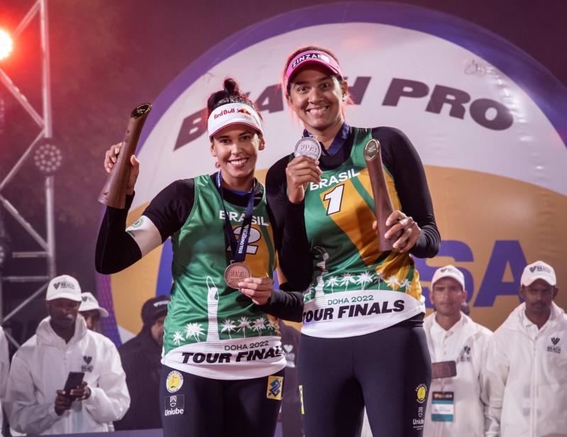 Duda e Ana Patrícia são prata no The Finals da temporada 2022