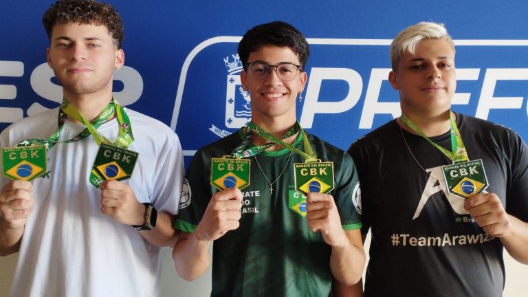 Atletas da capital conquistam ouro e prata em Campeonato de Karatê 