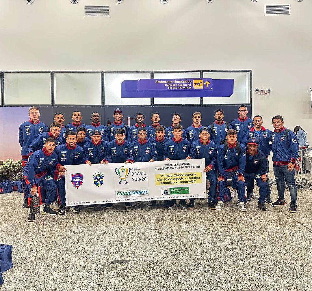União/ABC encara o Athletico-PR pela Copa do Brasil Sub-20 de Futebol
