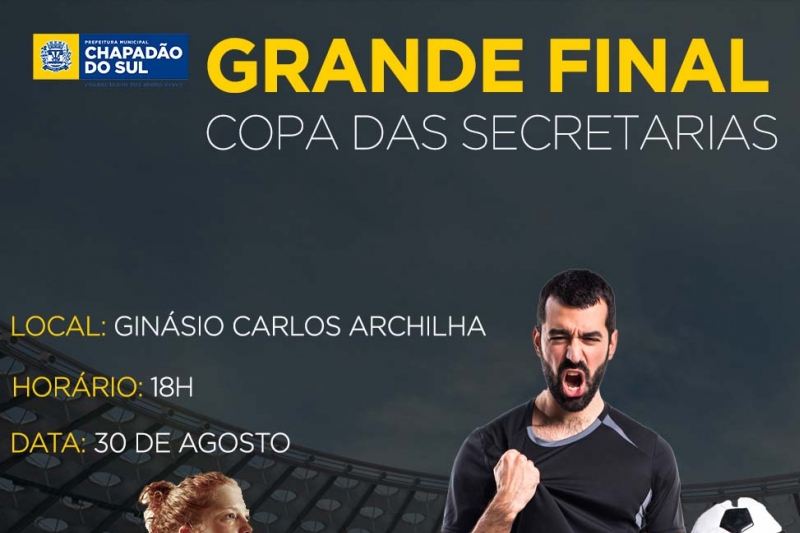 Grande Final da Copa Entre Secretarias agita a noite desta quarta-feira
