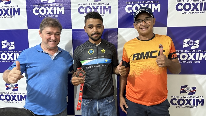 Atletas de Coxim são campeões estaduais de ciclismo