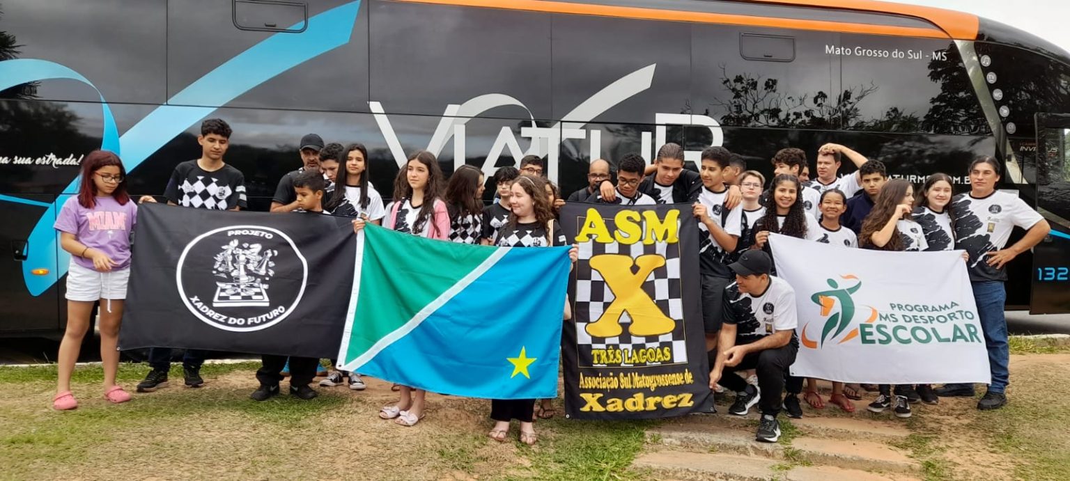 MS se destaca no Brasileiro de Xadrez Escolar com 13 atletas 