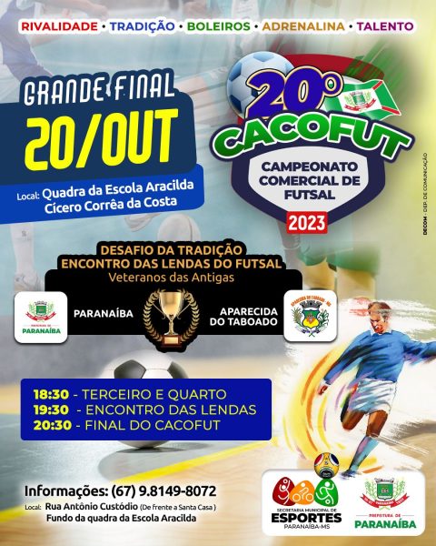 Grande final do 20º Campeonato Comercial de Futebol será nesta sexta