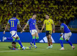 Brasil joga mal e perde para Colômbia em Barranquilla