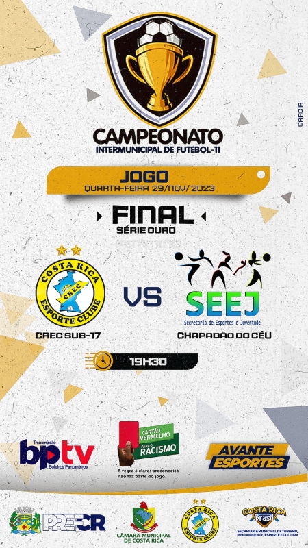 Finais do Campeonato de Futebol de Costa Rica acontecem no sábado