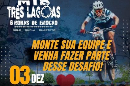 Balneário Municipal de TL sedia neste final de semana o “Desafio MTB”