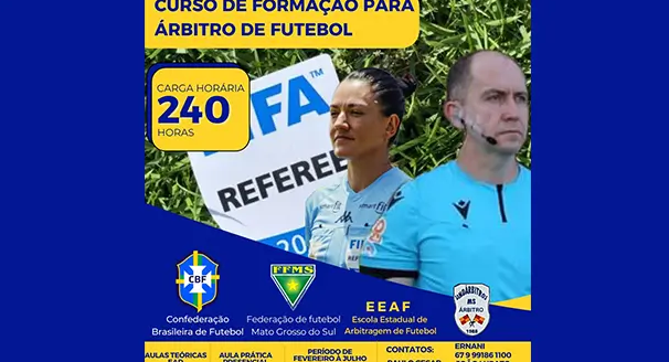 Curso de formação para árbitros de futebol