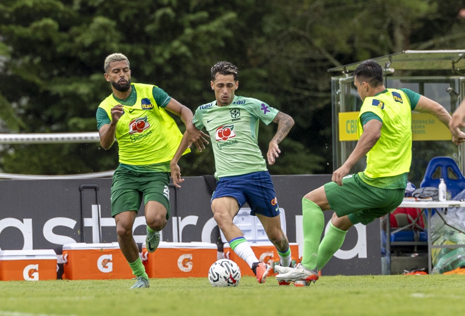 Seleção Pré-Olímpica vence Boavista em jogo-treino na Granja Comary