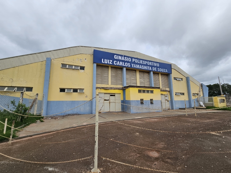 Prefeitura de Costa Rica inicia reforma e ampliação do Ginásio de Esportes