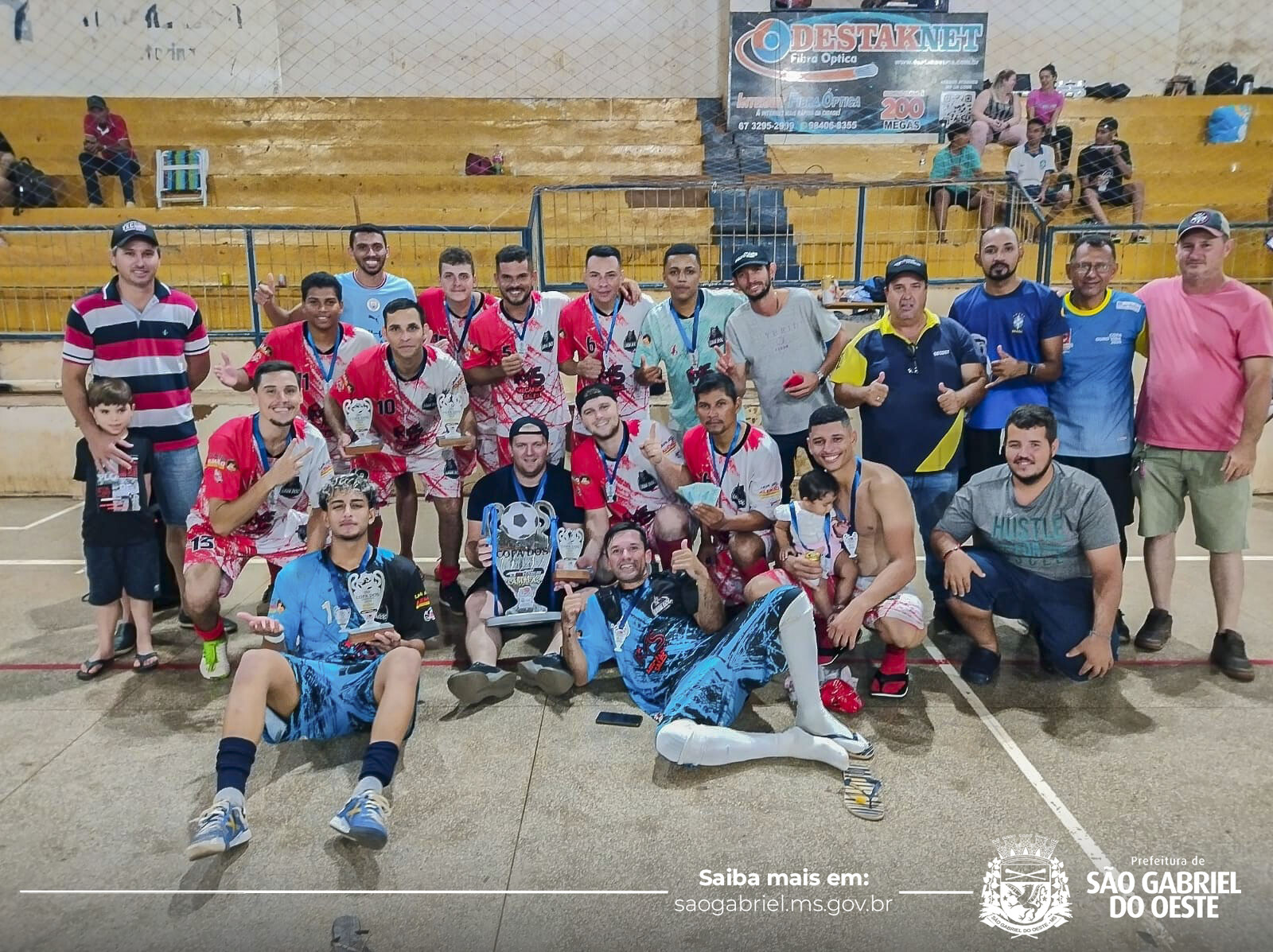Copa dos Campeões NJ Veículos 2024 agitou São Gabriel do Oeste