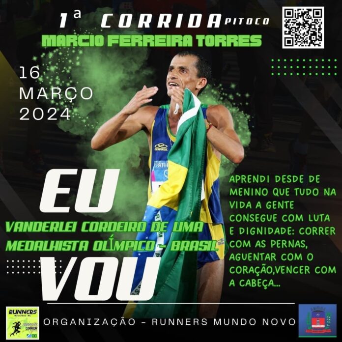 População de Mundo Novo pode participar da 1ª Corrida Marcio Ferreira Torres