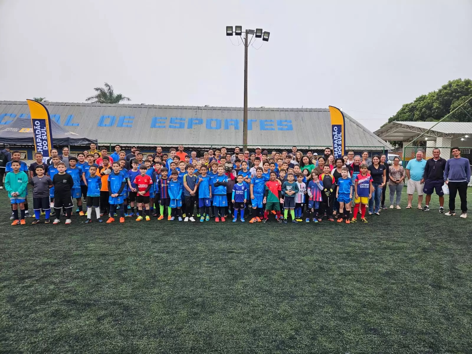 Chapadão do Sul realiza confraternização para atletas de Futebol Society