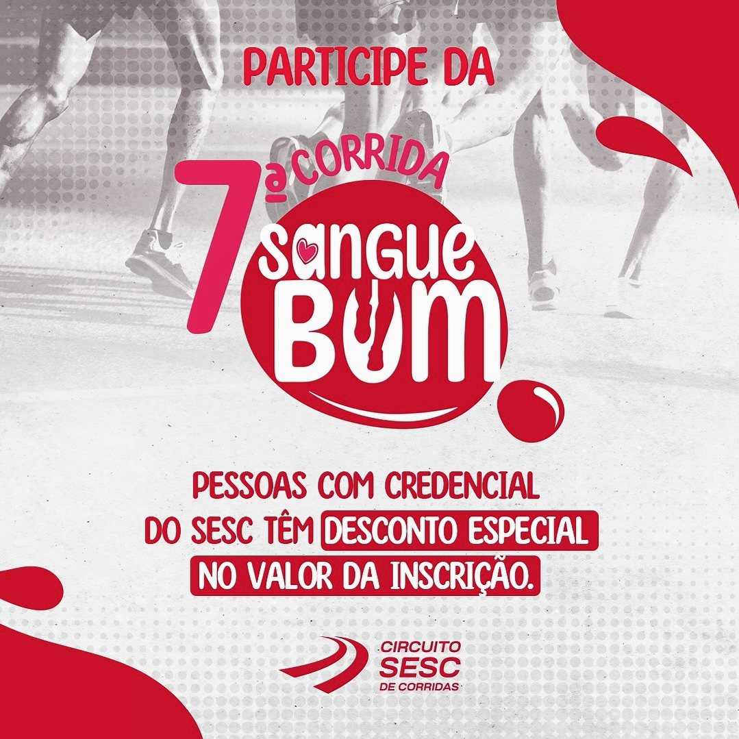 Inscrições para o Circuito Sesc de Corridas estão abertas