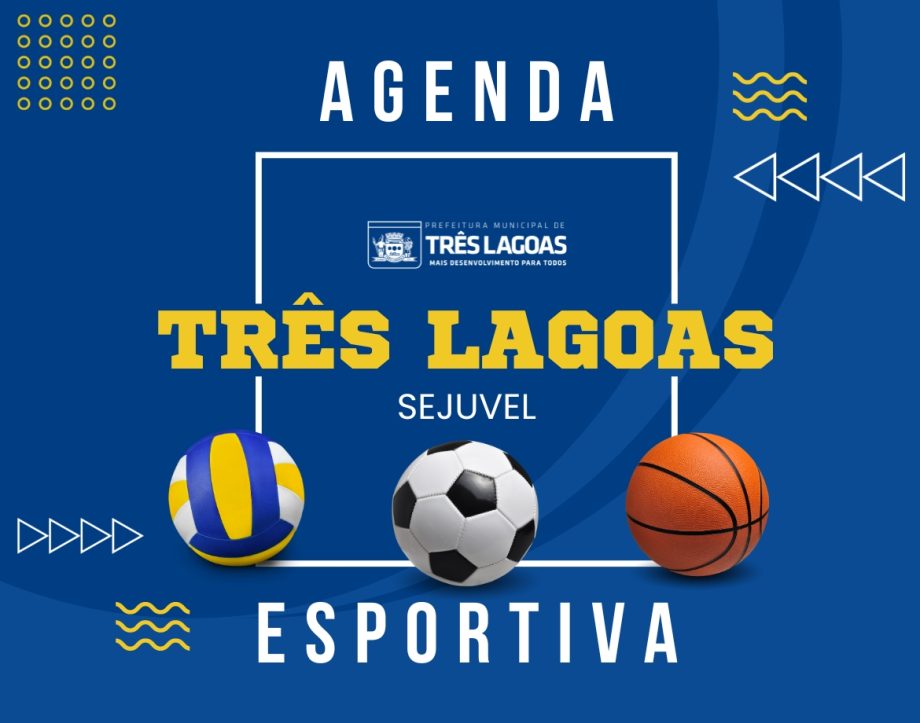 Confira agenda esportiva de Três Lagoas para o final de semana