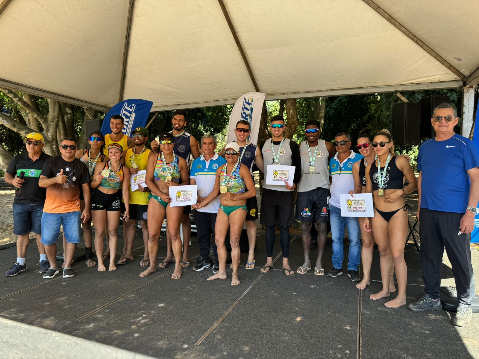 Jean e Anthony são os campeões da Etapa de Bela Vista de Vôlei de Praia