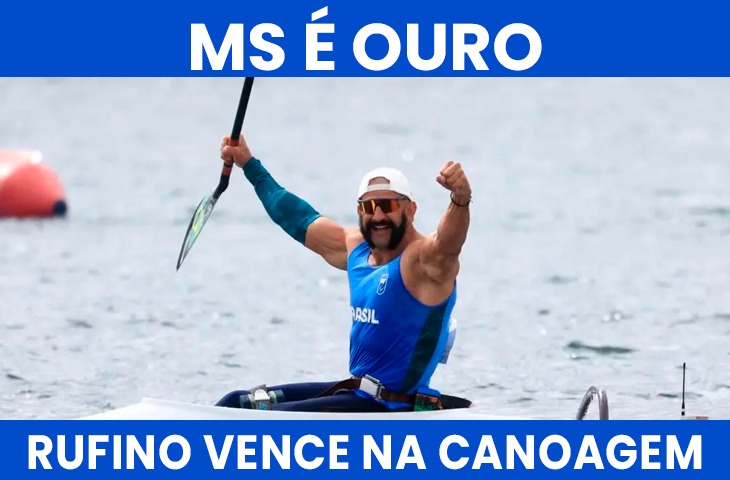 Fernando Rufino conquista o ouro na canoagem em prova com dobradinha brasileira 