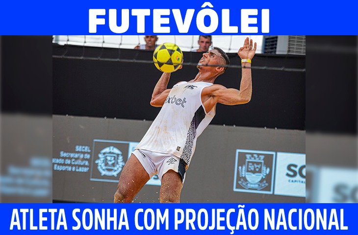 Atleta de futevôlei de MS destaca desafios da modalidade e sonha com projeção nacional