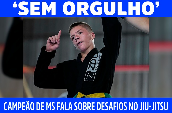 ‘Sem orgulho’: Campeão de MS fala sobre desafios no jiu-jitsu