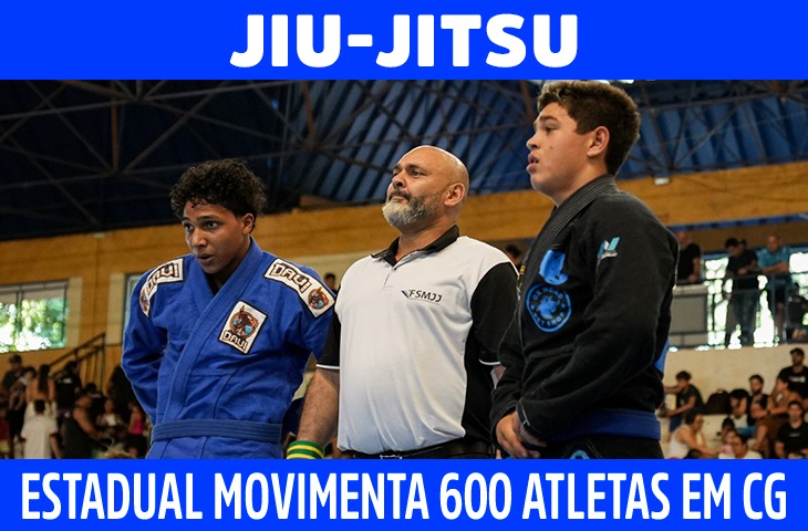 Campeonato Estadual de Jiu-Jitsu movimenta 600 atletas e define campeões no MS