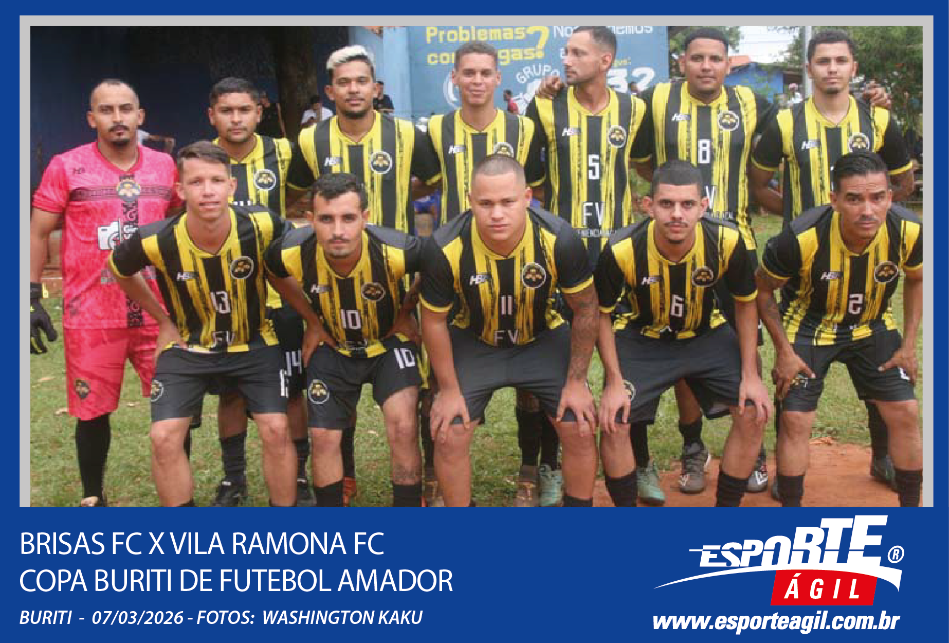 Brisas FC X Vila Ramona FC - Copa Buriti - Futebol Amador -...