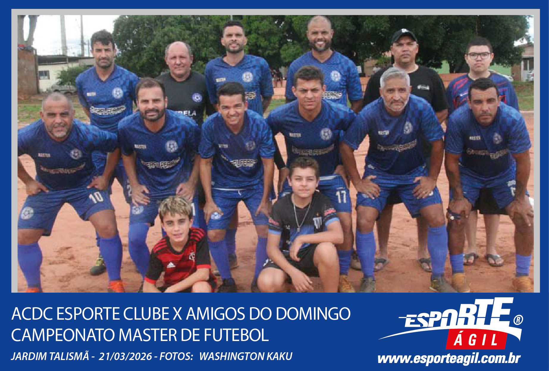 ACDC Esporte Clube x Amigos do Domingo - Campeonato Master F...