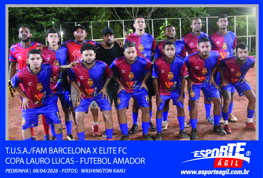 T.U.S.A.FAM Barcelona x Elite FC Copa Lauro Lucas de Futebol...