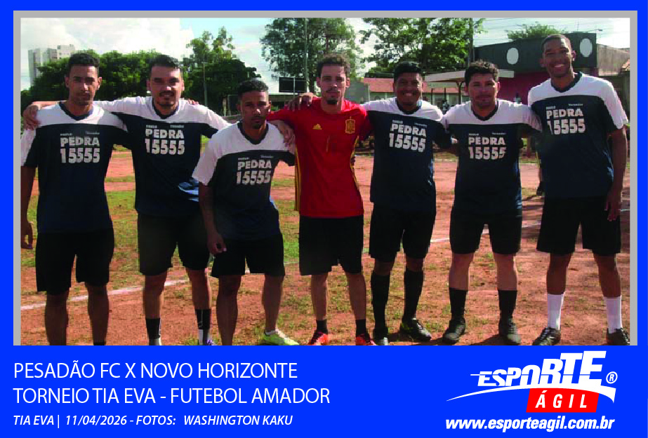 Novo Horizonte X Pezadão FC - Torneio Tia Eva -  Futebol Ama...