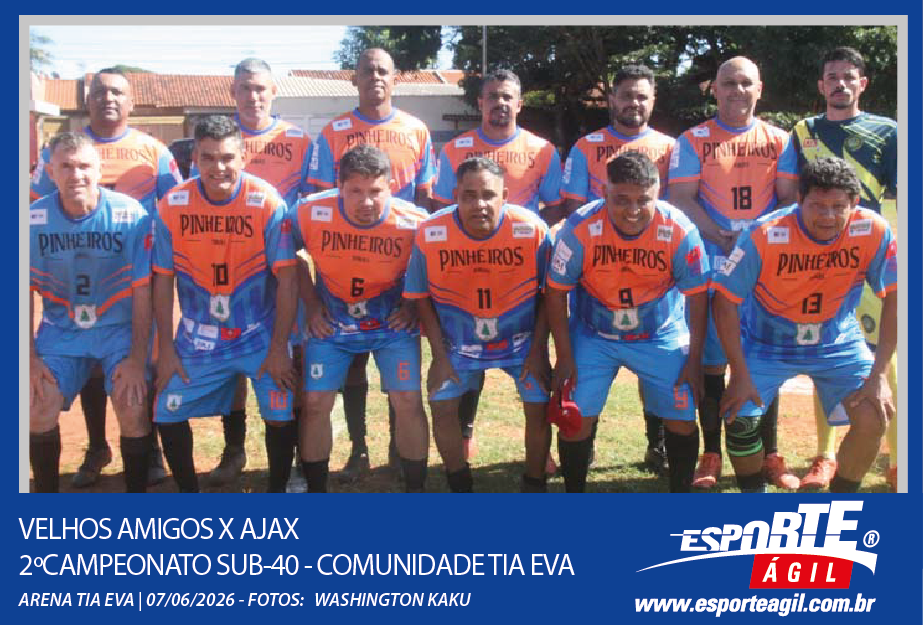 Velhos Amigos x Ajax - 2ºCampeonato Sub-40 Comunidade Tia Ev...