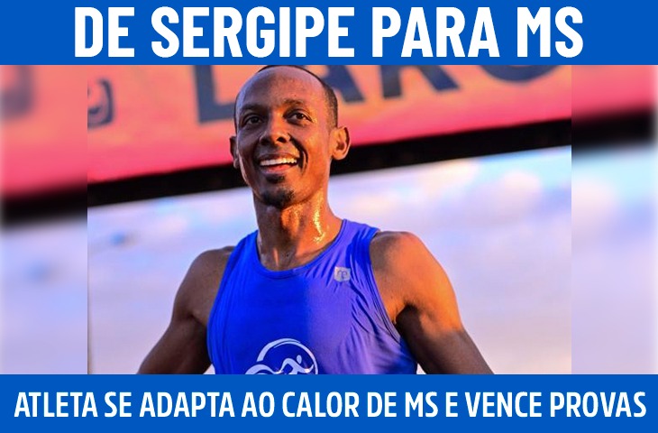 Maratonista se adapta ao calor de MS e vence provas após mudança de vida