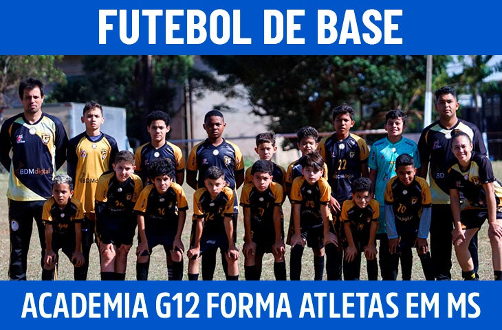 Academia G12 forma atletas e encaminha jovens ao futebol profissional