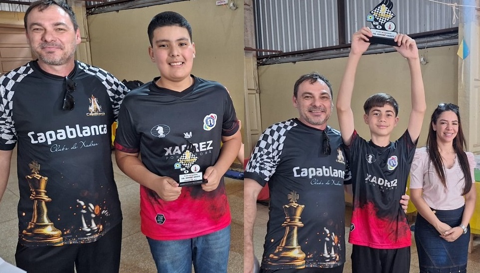 Enxadristas de Ponta Porã sagram-se campeões nas categorias sub-12 e 14