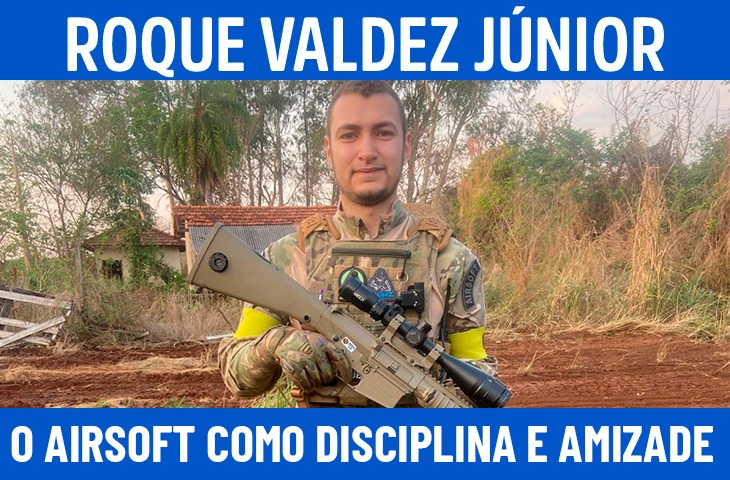 Roque Valdez Júnior: o airsoft como disciplina, amizade e superação em Maracaju