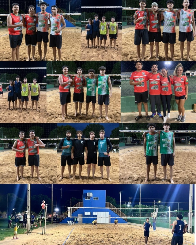 Campeonato Municipal de Vôlei de Praia teve a 6ª Rodada com grandes confrontos