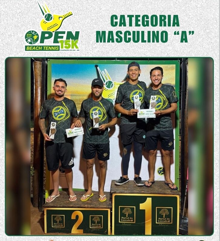 Open de Beach Tennis agitou Chapadão do Sul com mais de 300 atletas