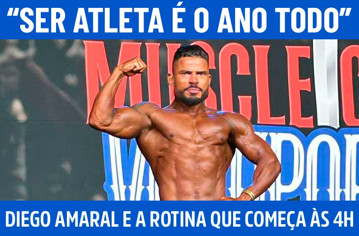 Diego Amaral e a rotina que começa às quatro da manhã: “Ser atleta é o ano todo”