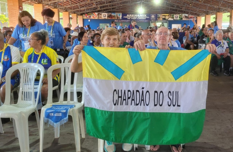 Delegação da Melhor Idade representa Chapadão do Sul nos Jogos da Melhor Idade