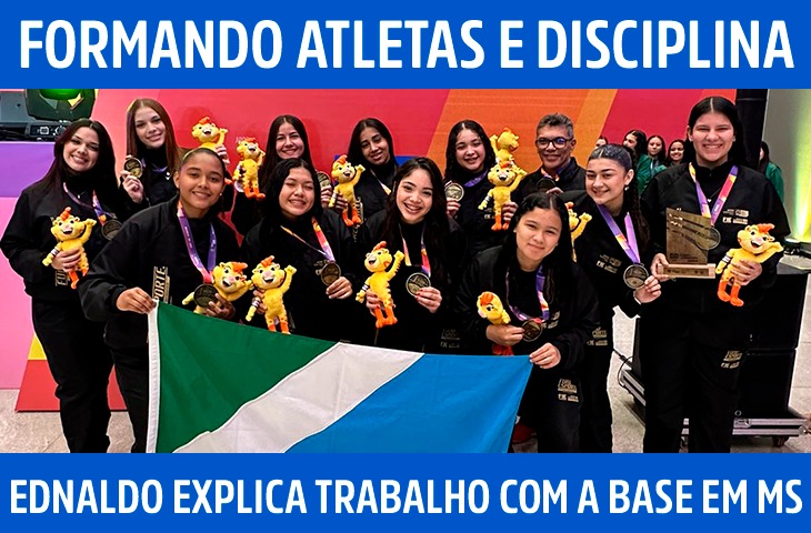 Formando atletas e disciplina: Ednaldo da Silva explica o trabalho com a base do handebol em MS